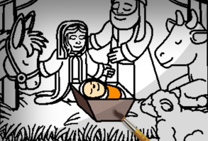 Holy Family Painting Game - 